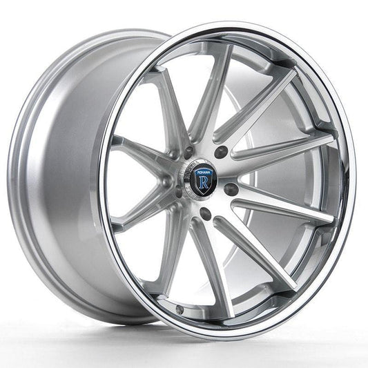 Rohana-RC10-Machine-Silver/Chrome-Lip-Silver-22x9-71.5-wheels-rims-felger-Felgkongen