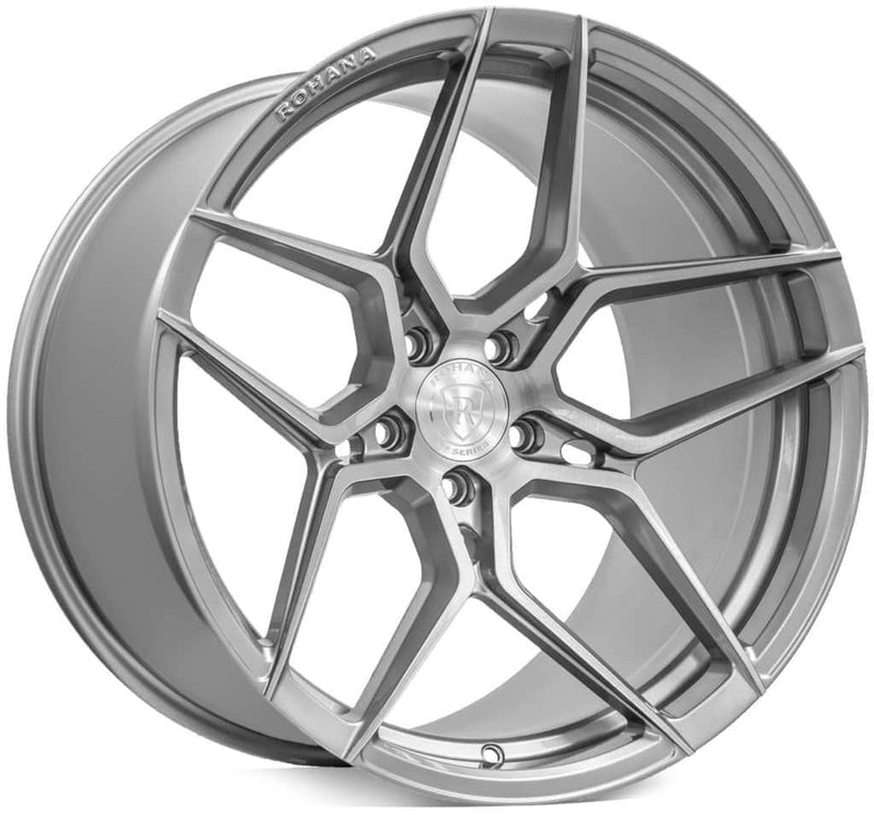 Rohana-RFX11-Brushed-Titanium-Silver-20x11-71.5-wheels-rims-felger-Felgkongen
