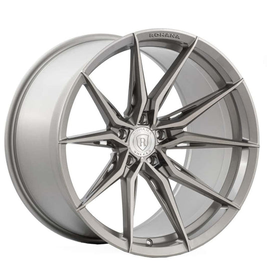 Rohana-RFX13-Brushed-Titanium-Silver-20x12-73.1-wheels-rims-felger-Felgkongen