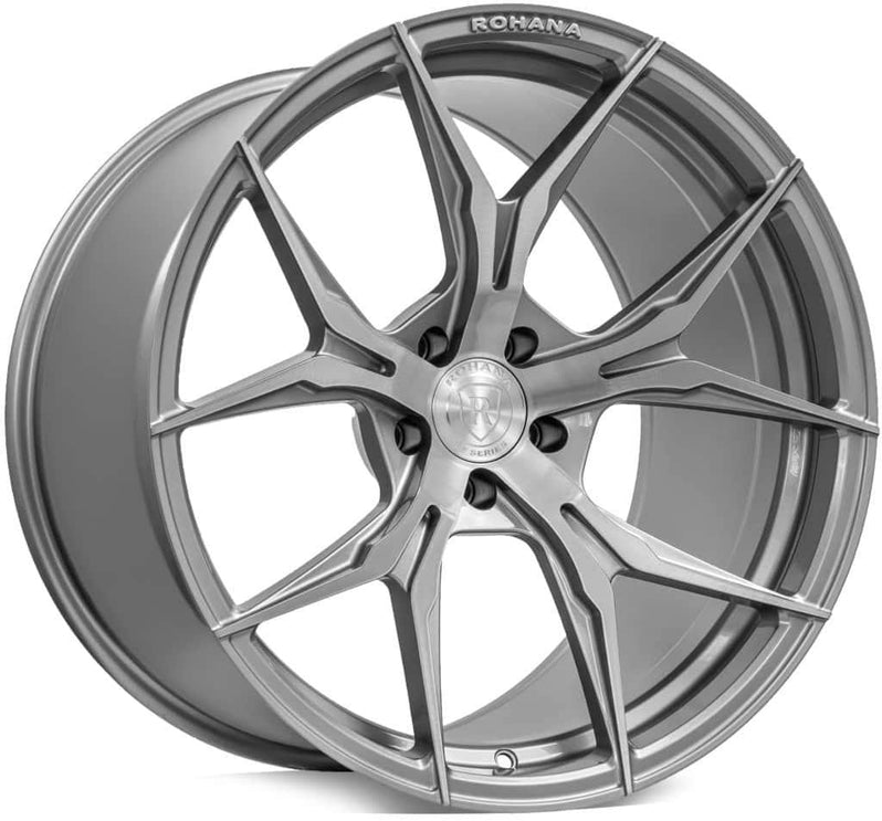 Rohana-RFX5-Brushed-Titanium-Silver-20x10-66.56-wheels-rims-felger-Felgkongen
