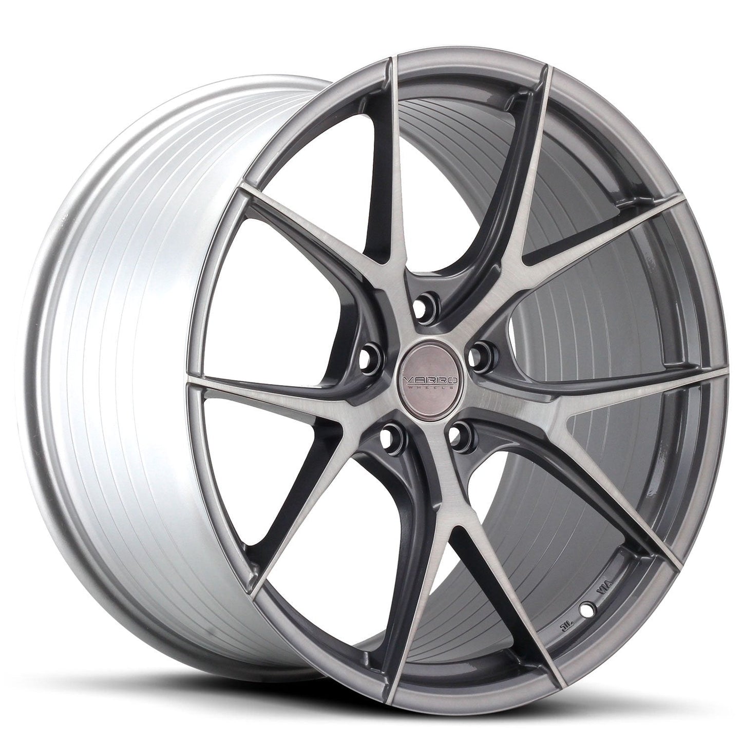 Varro-VD38X-Gloss-Titanium-Brushed-Face-Grey-19x9.5-66.6-wheels-rims-felger-Felghuset