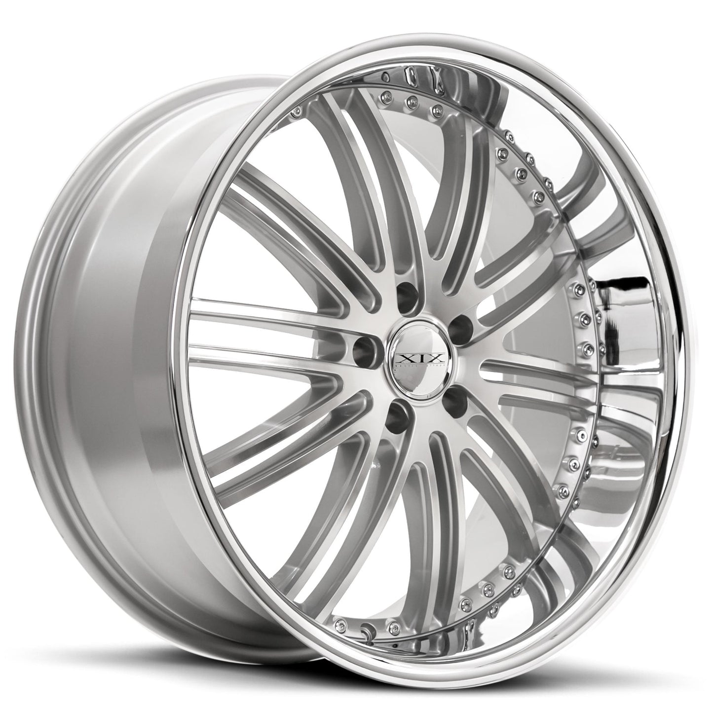 XIX-X23-Silver-Machined-with-Stainless-Steel-Lip-Silver-20x10-66.56-wheels-rims-felger-Felgkongen