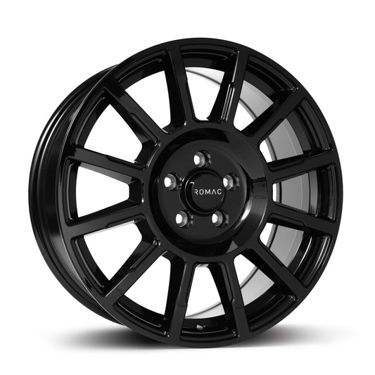 Romac Stealth Gloss Black - 16x6.5 | 5x112 | +50 | 66.6mm