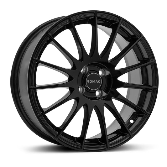 Romac Pulse Gloss Black - 16x6.5 | 5x108 | +42 | 73.1mm