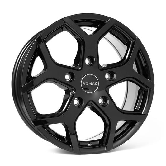 Romac Cobra Gloss Black - 16x6.5 | 5x108 | +40 | 65.1mm