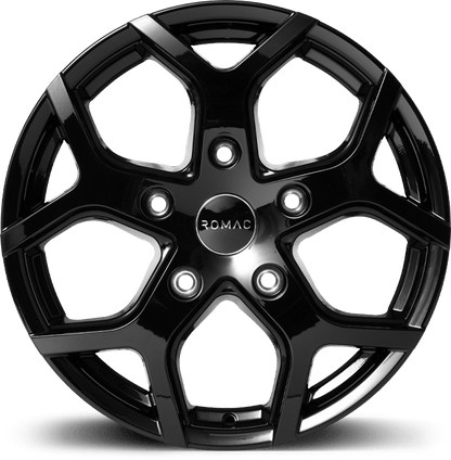 Romac Cobra Gloss Black - 16x6.5 | 5x108 | +40 | 65.1mm