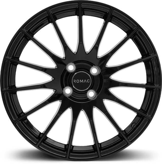 Romac Pulse Gloss Black - 16x6.5 | 5x100 | +35 | 73.1mm