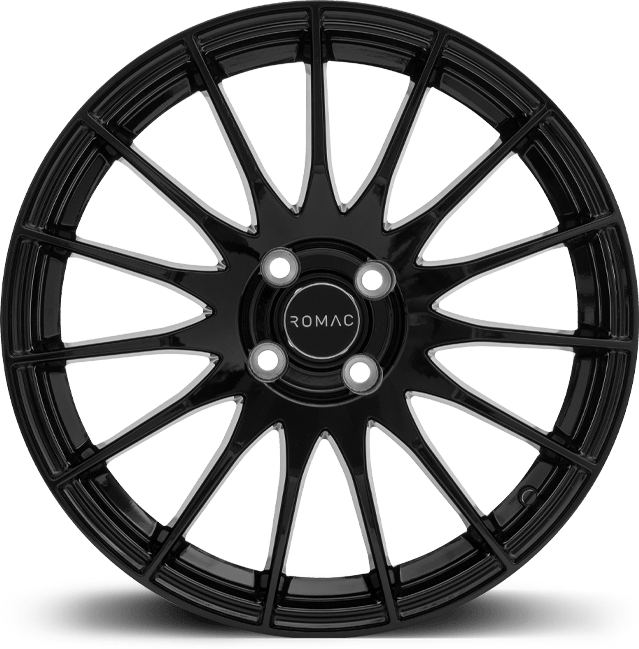 Romac Pulse Gloss Black - 15x6.5 | 4x108 | +40 | 63.4mm