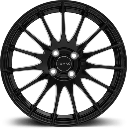 Romac Pulse Gloss Black - 15x6.5 | 4x108 | +40 | 63.4mm