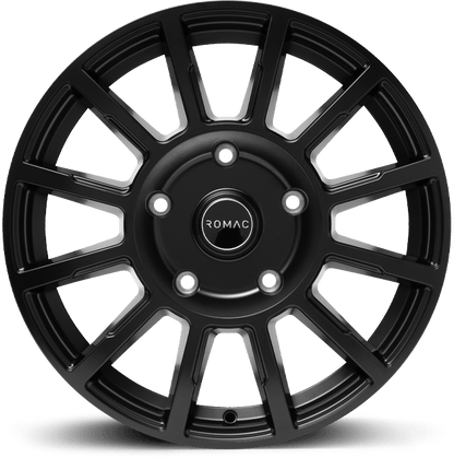 Romac Stealth Satin Black - 16x6.5 | 5x108 | +40 | 65.1mm