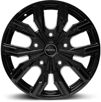 Romac Torque Gloss Black - 16x6.5 | 5x130 | +50 | 89.1mm
